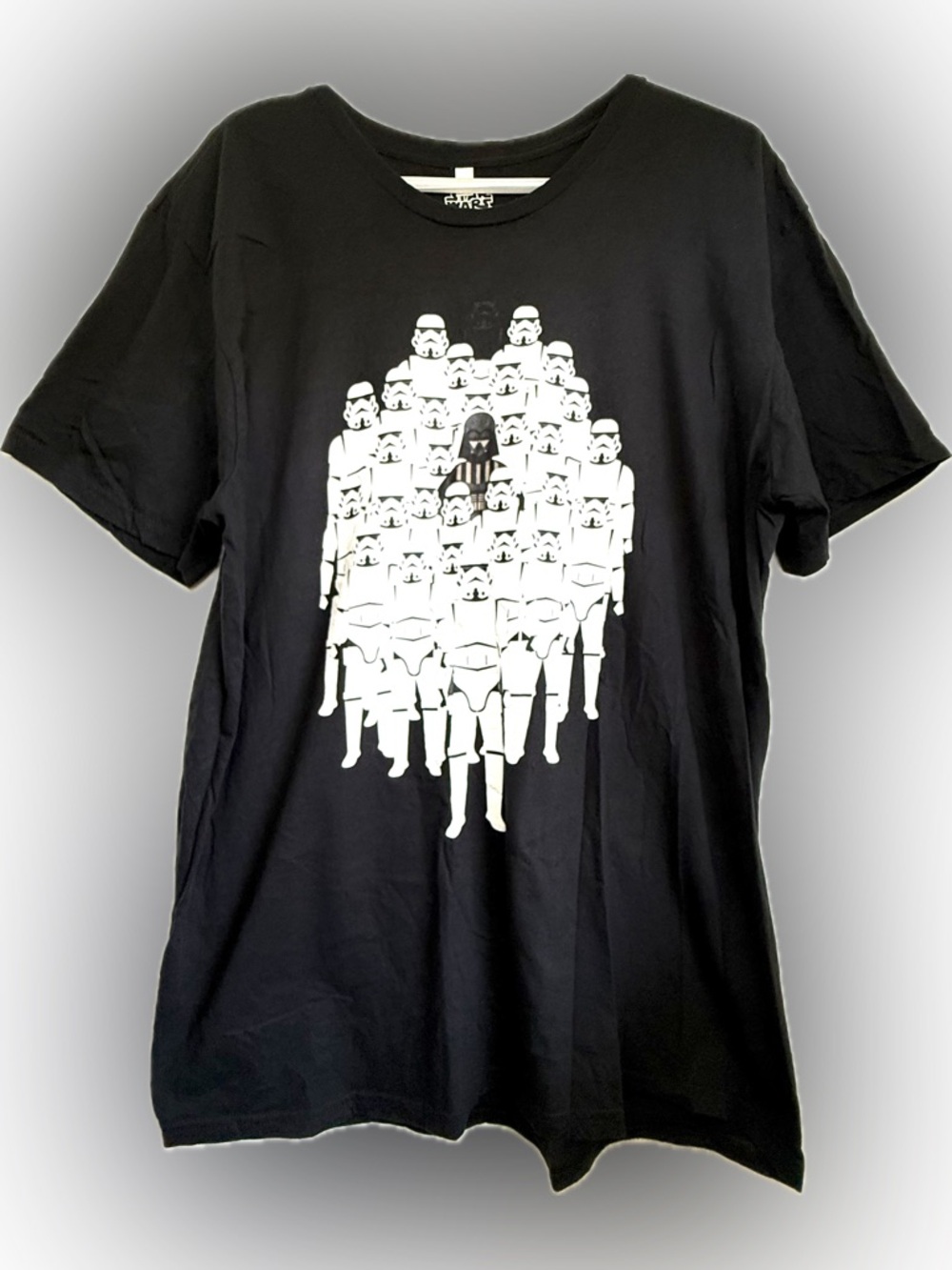 Star Wars Darth Vader Among Stormtroopers Black T-Shirt Adult Size X-Large